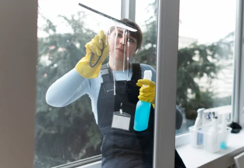 Nettoyage de vitres intérieures et extérieures à Gorre